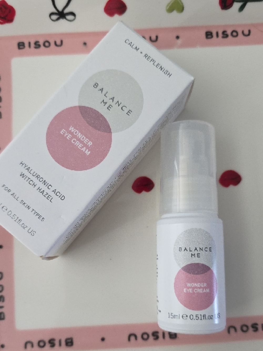 Balance Me Wonder Eye Cream — Hydrating Pink & Silver Eye Care - Picture 4 of 5